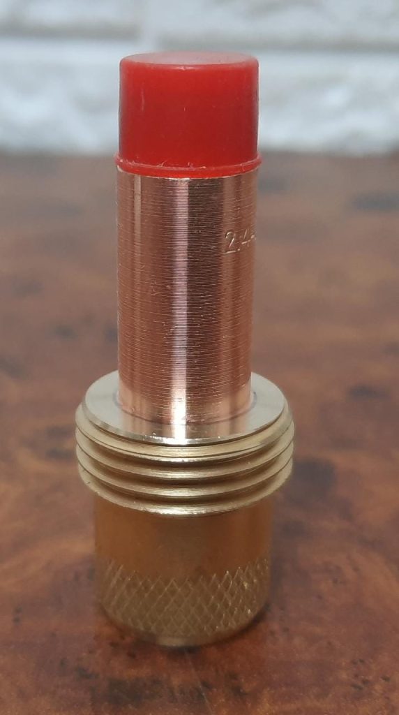 Porta pinza Gas Lens 2,4-4,8mm torcia WP-27 saldatura TIG (10 pz Porta pinza Gas Lens 2,4-4,8mm torcia WP-27 saldatura TIG (10 pz