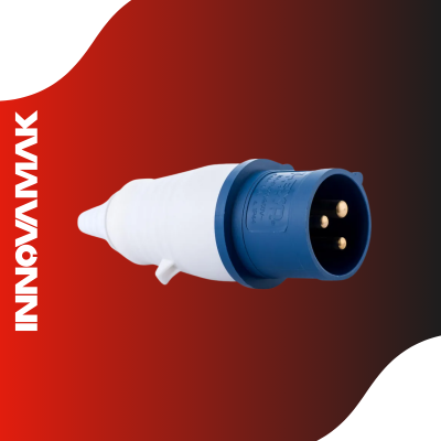 ENCHUFE MACHO VOLANTE 16A 2P+T 220V