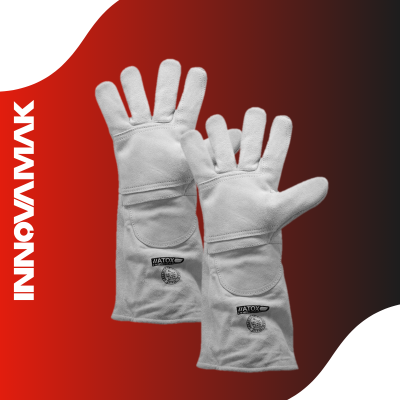GUANTES PARA SOLDAR GRIS