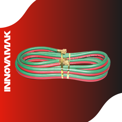 KIT MANGUERA OXICORTE DUPLEX 1/4 20MT