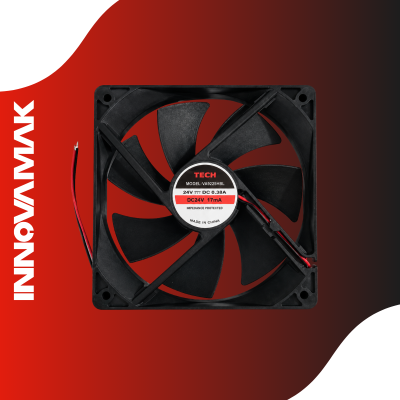 VENTILADOR 24V 80X80X25MM